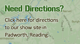 Directions to our garden sheds showroom from Reading, Newbury, Basingstoke, Slough, Maidenhead, Ascot, Camberley, Guildford, Oxford, Henley, Marlow, Wokingham, Hook.